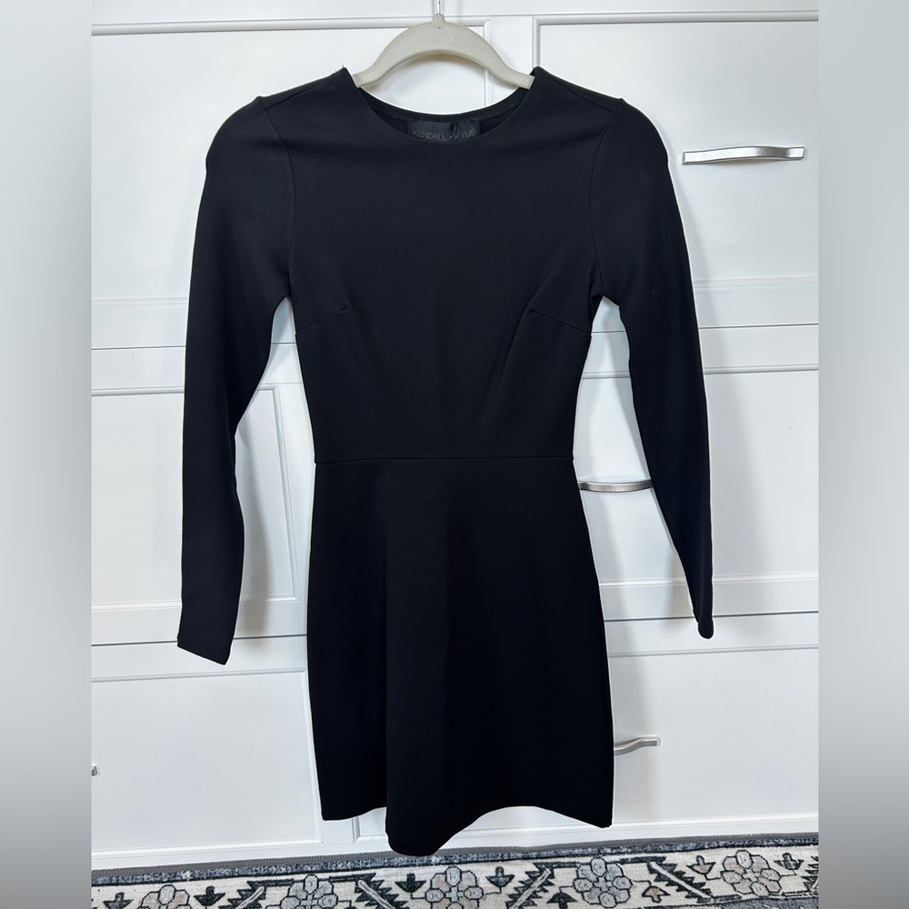 Nordstrom Classic Black Long Sleeve Dress